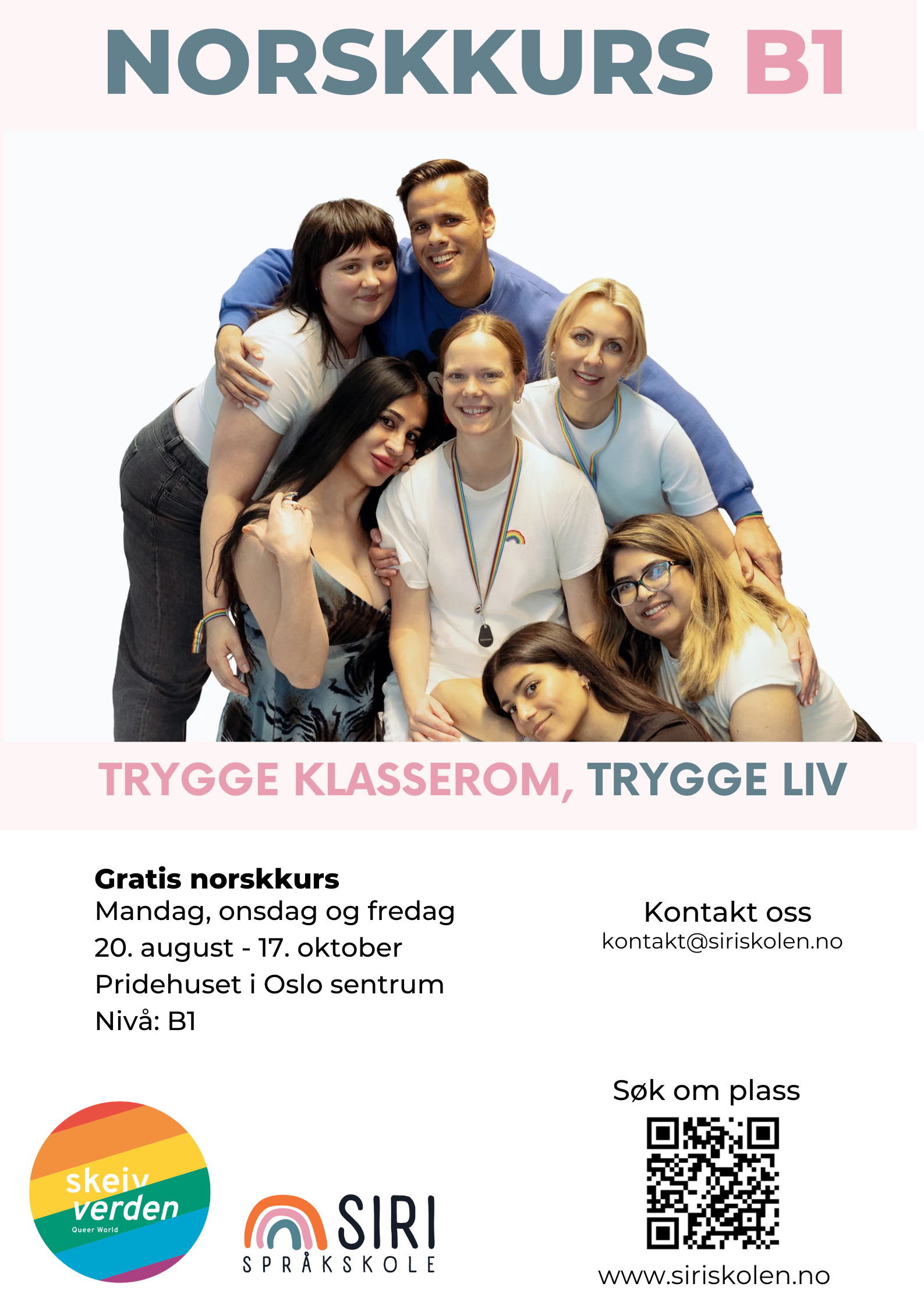 Norskkurs B1 – Siri språkskole og Skeiv Verden (6)